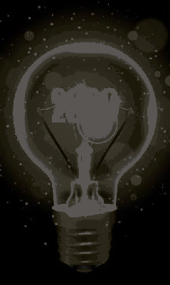 Żarówka z napisem 2020 rok